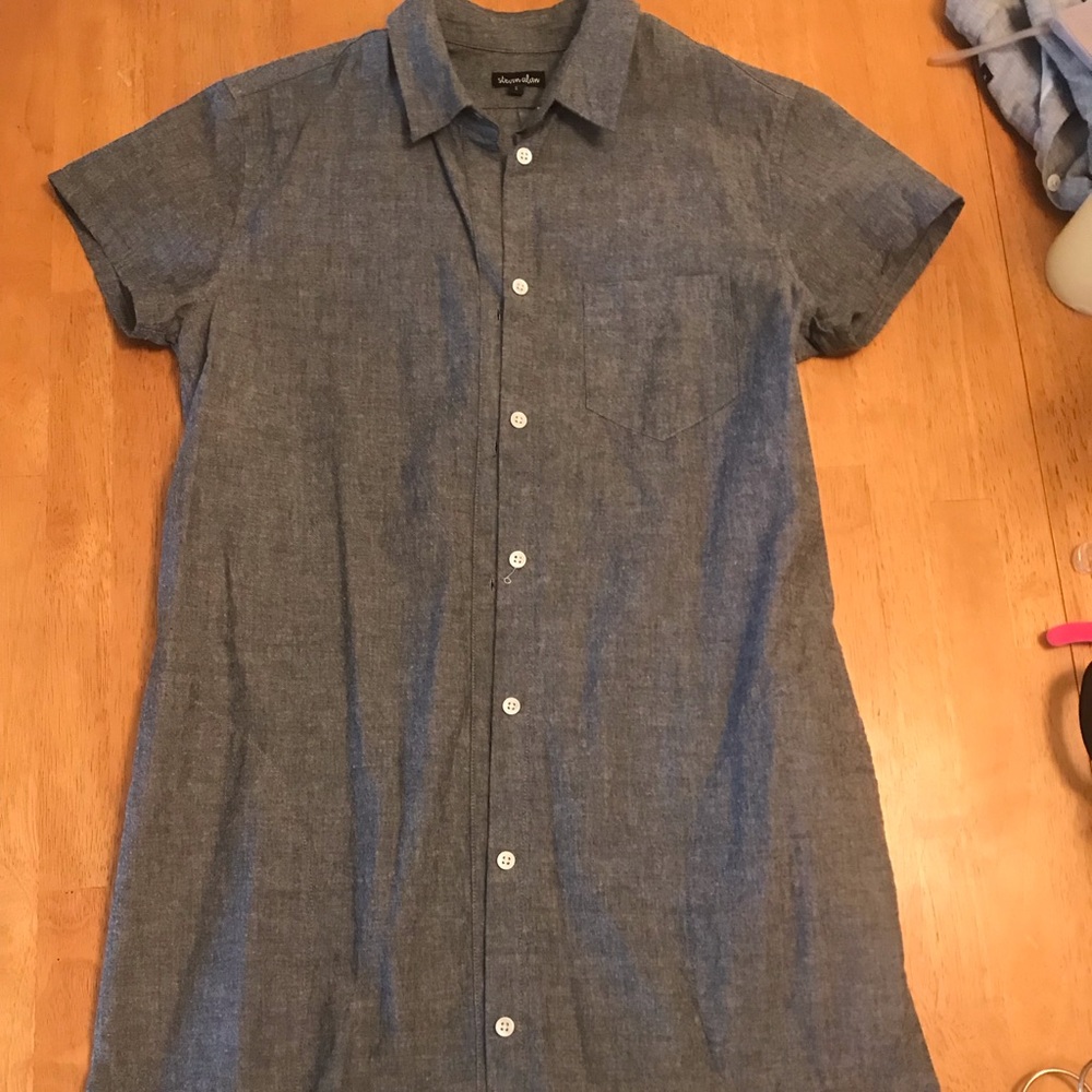 Steven Alan button down dress with pockets size S